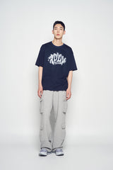 25SS ADLV ユニバースロゴショートスリーブTシャツ ダークネイビー