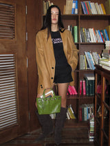 Sunday Tote Bag (eyelet wide)(olive)