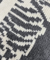 BT Skull Jagard Cowichan Knit Zip-Up (2C)