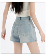 Inner Lined Cargo A Line Mini Skort