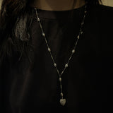 antique love necklace