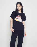 WOMAN ADLV ベビーフェイスドーナツ1半袖Tシャツ