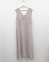 YWD チェックシフォンドレス (2color)