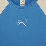Blue/Beige Raglan T-Shirt
