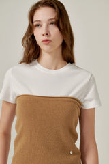 Camel tube top (Dark grey)