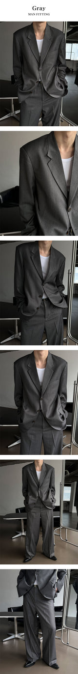 [S/S] Stripe wide slacks(2color)