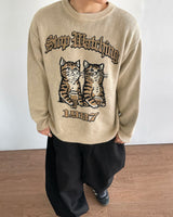 ウォッチドジャカードニット
