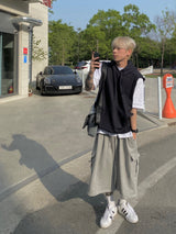 Hooded Sweat Vest 3C