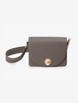 ISLE MINI ショルダーレザーバッグ / Mud Grey