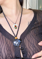 Trippy mushroom necklace.06 (5color)