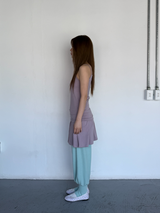 core shirring dress
