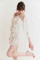 BALLON DRESS ivory
