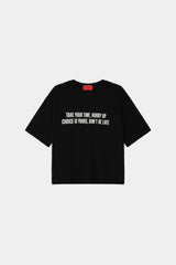 ポエトスラブクロップドTシャツ