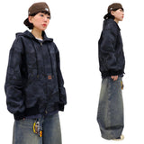 Vintage Work Camo Hooded Jacket