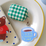 Love Coffee Time Keyring