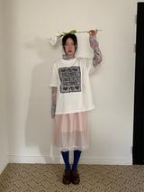 ロマンティックシルキーレーススカート