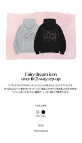 フェアリードリームアイコンオーバーフィット2ウェイジップアップ (2color)
