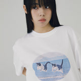 SUMMER CAT T SHIRT