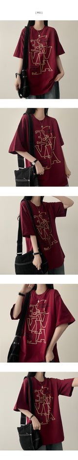 Riva ボックスフィット半袖Tシャツ