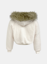 Ariel Cozy Faux Fur Hood Zip-up