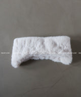 a mink fur headband