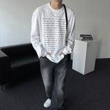 lettering Long-sleeved Tee MTM (2 colors) D761471626868