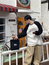 WDラグランオーバーtシャツ