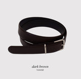 Daily Square Leather Belt (4color)
