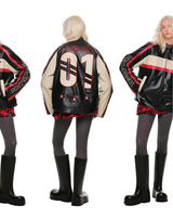 IN STOCK | PADDED MOTO JACKET – BLACK