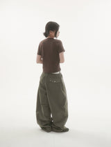 ファッドレタリング半袖Tシャツ -3C