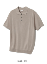 Air Cool Button Collar Short Pants Knit