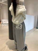 23パッチワイドスウェットパンツ(3color)