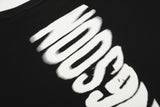 Lettering Round Half T-shirt
