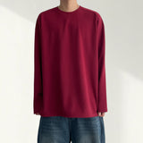 Oak Waffle Shoulder Cut Long Sleeve Tee
