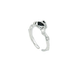 Black Stone pendant Ring