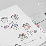 Writable Paper Book Breaktime Kiss Cut Tape