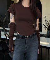 [F/W] Napping warmer half sleeves(3color)