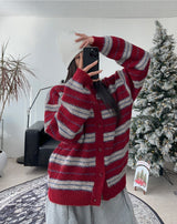 Cent Wool Haji Stripe Cardigan