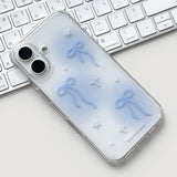 [Gel-hard] Blue ribbon Phone case (only case)