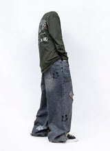 BBD ラスカルロングTシャツ (カーキ)