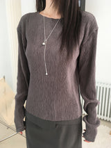Nuit pleated top 