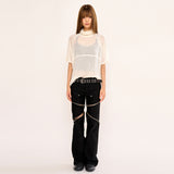Turtle Neck Top - Ivory