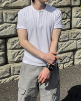 ダーリーマッスルフィットヘンリーTシャツ