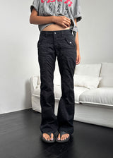 2WAY CAPRI BOOTS CUT PANTS