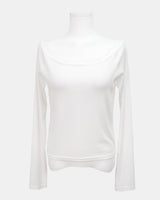 エヌレースリップネックロングスリーブTシャツ