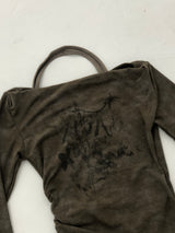 Vintage Washing Halterneck T-Shirt