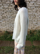 モヘアタッチ Vネックニット (3color)