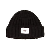 ITALICS W-TAG | CROOZ SHORT BEANIE HAT | BLACK
