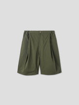 Two tuck burmuda cotton pants 6color
