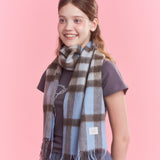 soft check wool muffler_3 colors